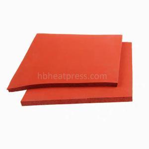 Silicone rubber pad for heat press machine