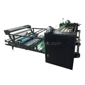 Roll to roll heat transfer printing machine